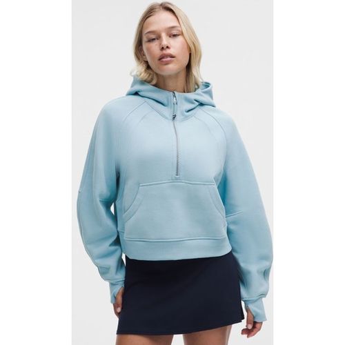 Lululemon – Women's Scuba Oversized Half-Zip Hoodie – Color Blue