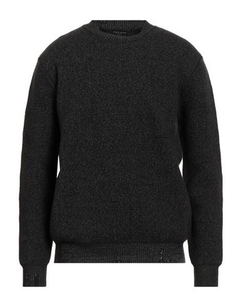 Man Sweater Black Size L Cotton, Nylon, Elastane