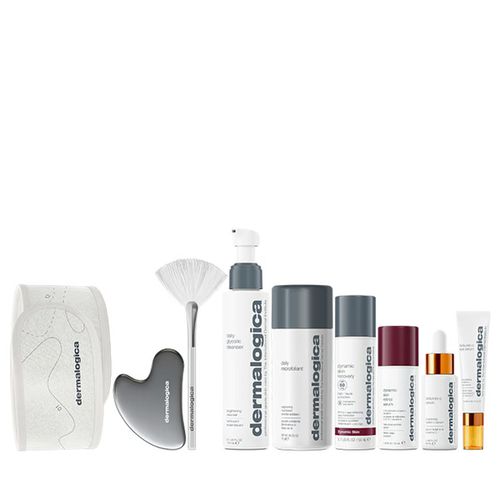 The Expertise Kit Set Dermalogica: Microfoliant Exfoliating Daily Exfoliating Powder 74 g + Biolumin-C Illuminating Eye Serum 15 ml + Biolumin-C Vitam