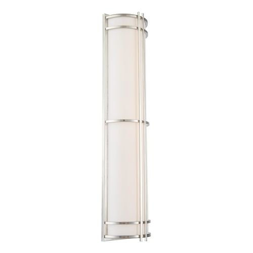 Modern Forms Skyscraper Outdoor Wall Light in Stainless Stee