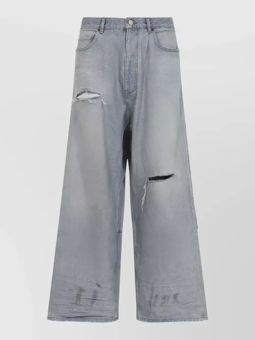 Balenciaga - baggy trousers wide leg belt loop