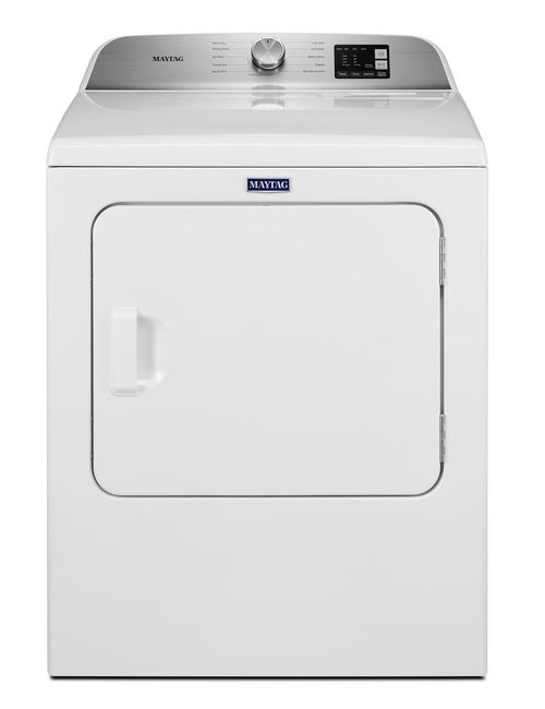 7 Cu. Ft. White Front Load Gas Dryer With Moisture Sensing