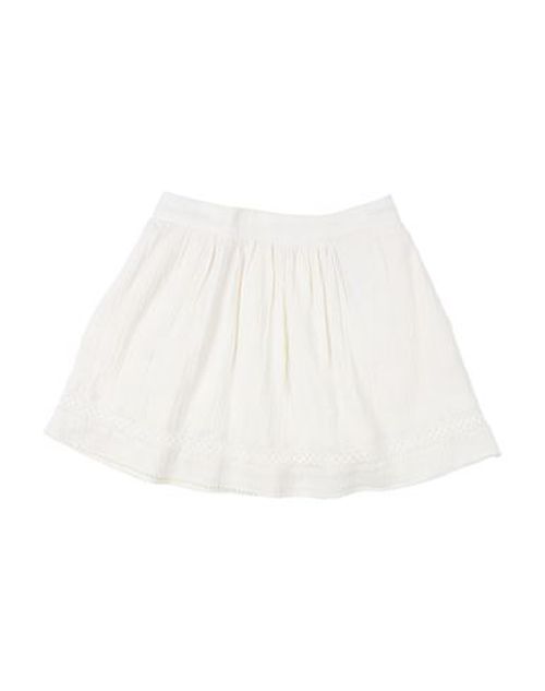 Kid Girl Kids' skirt Ivory Size 8 Cotton