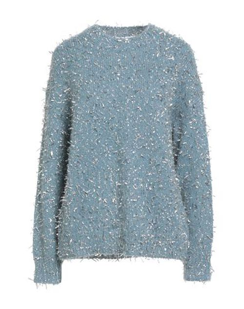 Woman Sweater Light blue Size S Polyamide, Mohair wool, Alpaca wool, Metallic fiber