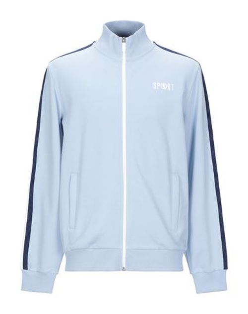 Man Sweatshirt Sky blue Size XL Cotton, Elastane