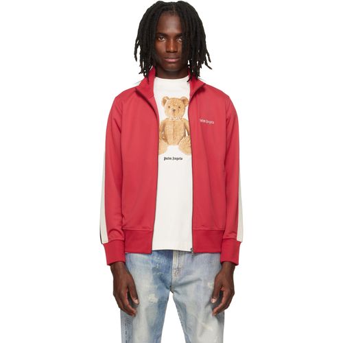 Red Classic Logo Track Jacket