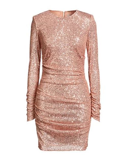 Woman Mini dress Antique rose Size 6 Polyester, Elastane
