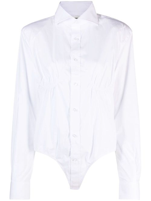 Underwired cotton bodysuit - White