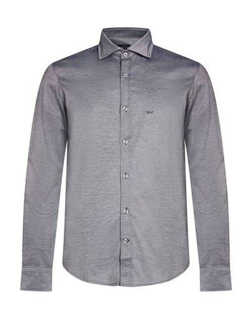 Man Shirt Charcoal Size 16 Cotton