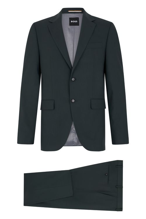 Men's Two-Piece Suit Set with Jacket and Trousers