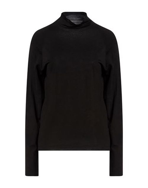 Woman Turtleneck Black Size L Wool