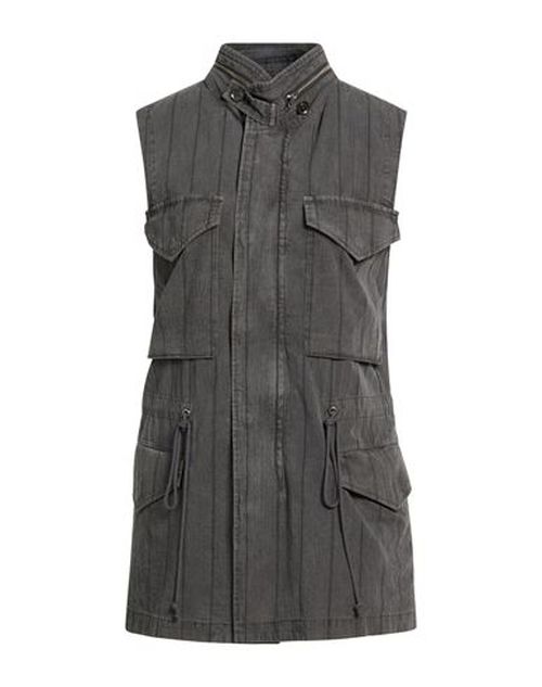 Woman Vest Charcoal Size 1 Cotton