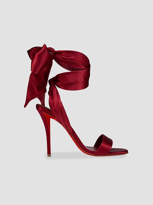 Women's Miss Z Du Desert 100MM Satin Sandals - Empire