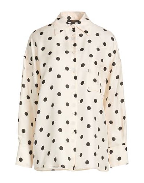 Woman Shirt Ivory Size 6 Silk