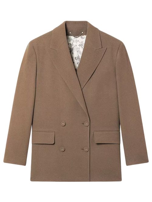 Oversized Double-Breasted Wool Blazer