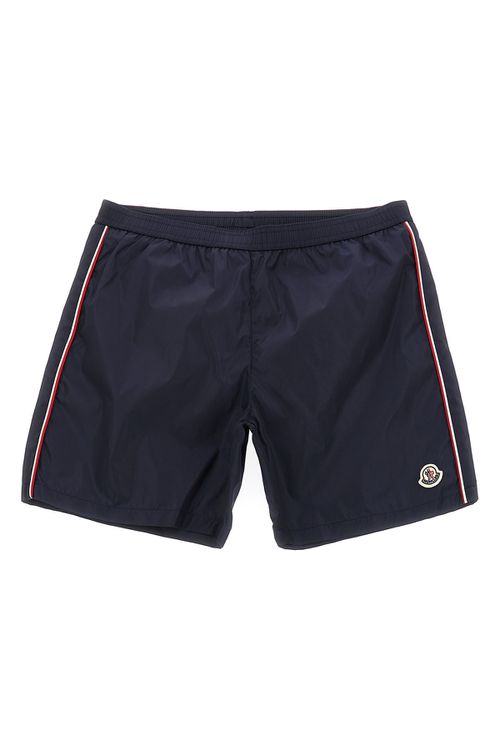 Tricolor Trim Swimsuit