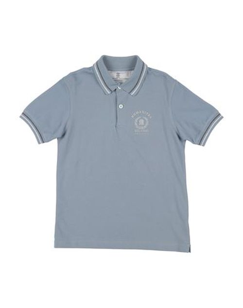 Kid Boy Polo shirt Sky blue Size 12 Cotton
