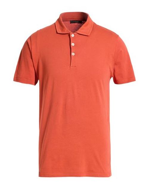 Man Polo shirt Rust Size M Supima