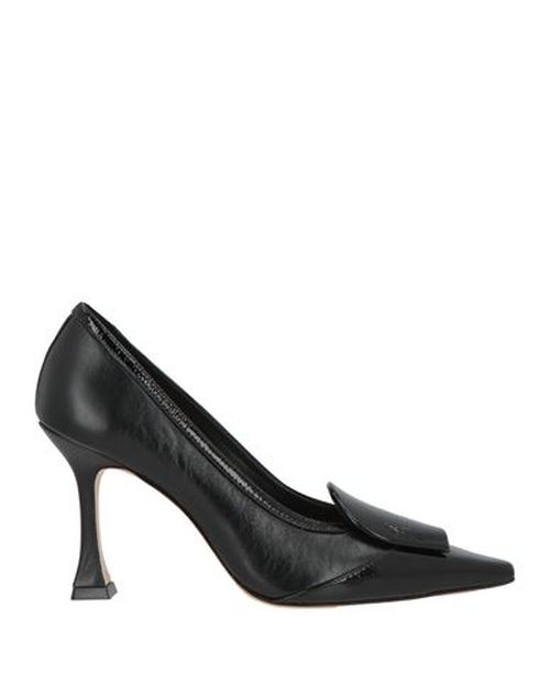 ) Woman Pumps Black Size 10 Leather