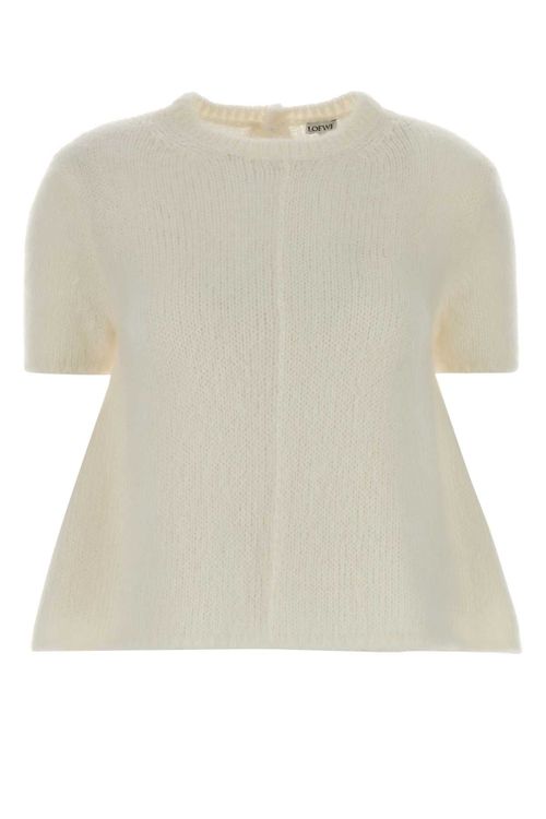 Sleeve Sweater — White