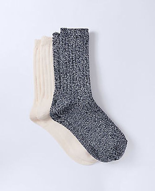 Ann Taylor Cozy Marled Crew Sock Set