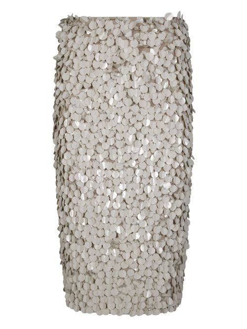 P.A.R.O.S.H. paillette-embellished skirt - Grey