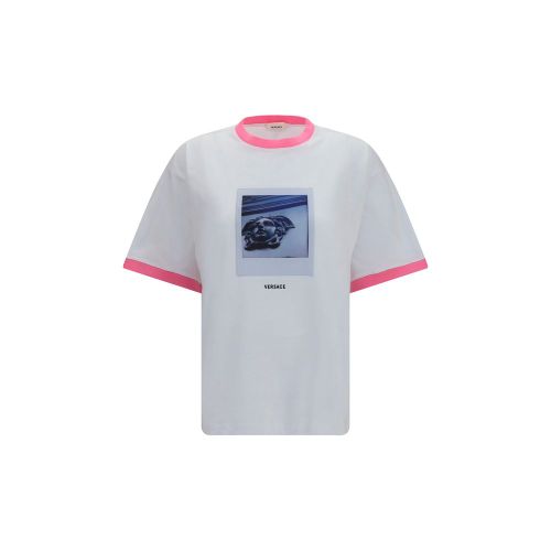 Medusa Polaroid Graphic T-Shirt — White