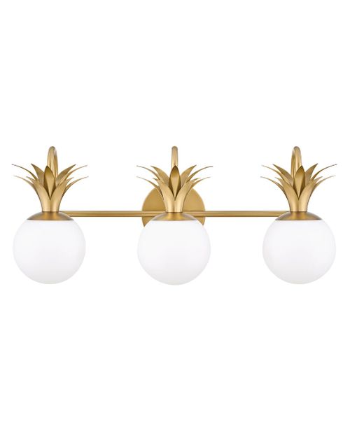 Heritage Brass LED Vanity from the Palma Collection