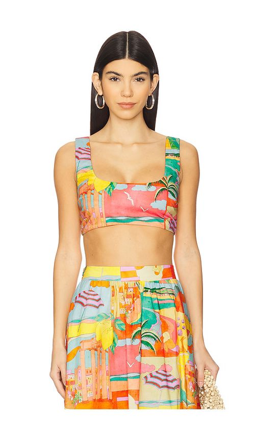 Show Me Your Mumu Pisa Top in Orange. -  XL also in L, M