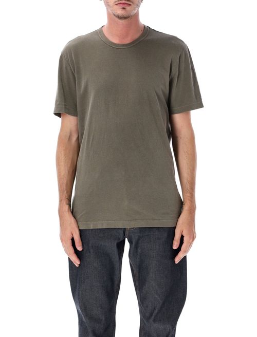 Garment-Dyed Midweight Cotton Crewneck T-Shirt