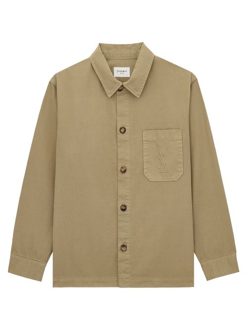 Cotton Linen Gabardine Cassandre Overshirt