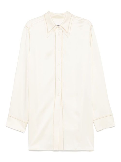 Jil Sander embroidered motif shirt - Neutrals