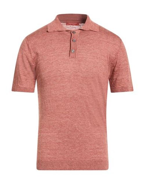 Man Polo shirt Khaki Size L Linen