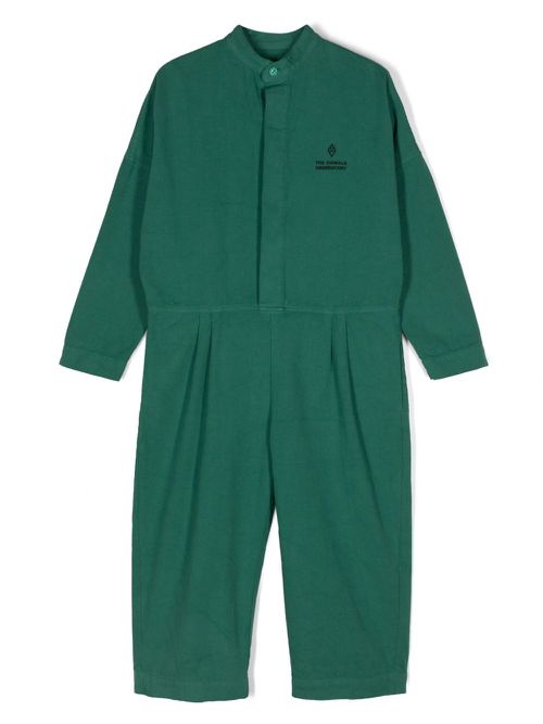 Grasshopper logo-embroidered jumpsuit - Green