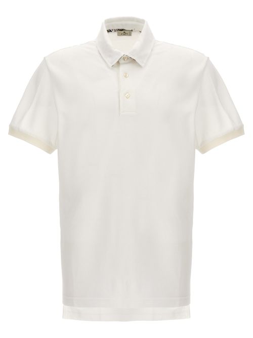 Cotton Piqué Polo Shirt — White