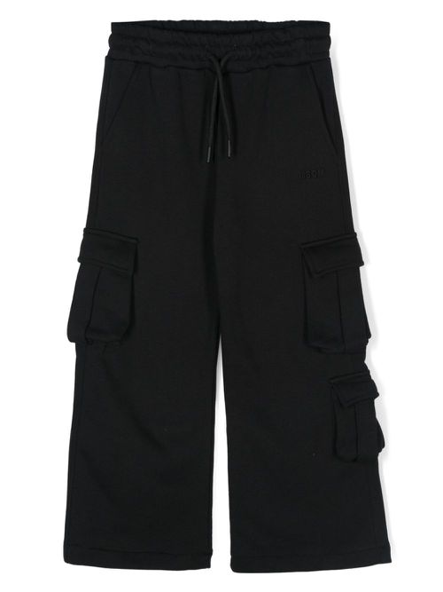 Jersey cargo pants - Black