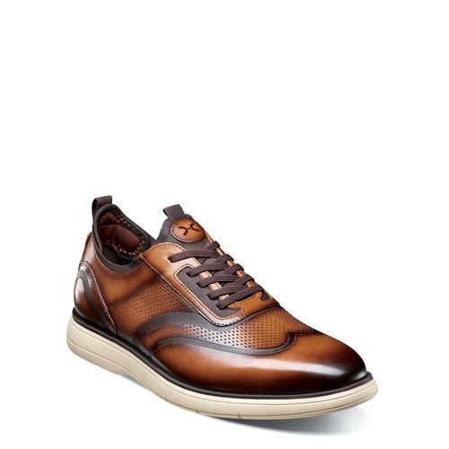 Men's Edgewood Wingtip Oxford Shoes (Cognac)