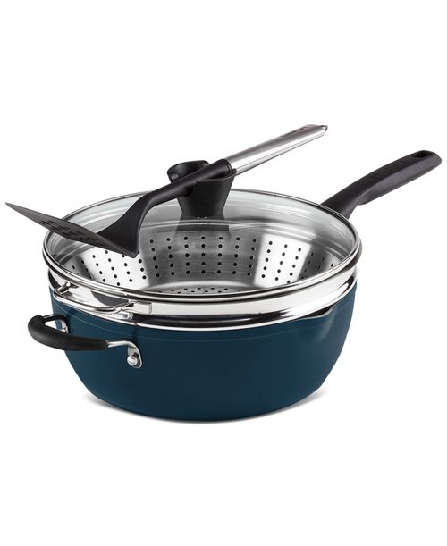 Ceramic Nonstick Preferred Pan 4-Pc. Set - Blue