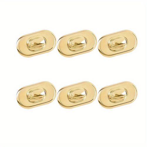 TEMU èces de fermoirs à bouton-poussoir en métal pour la de sacs et de pochettes - Fermoirs métalliques durables à verrouillage de , fermeture