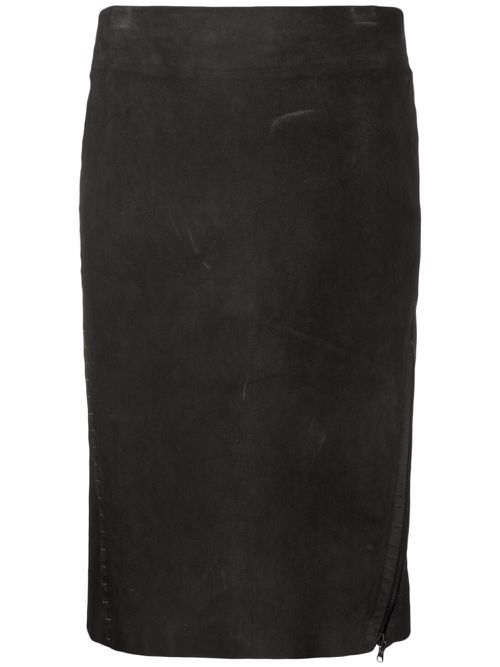 Side-slit skirt - Grey