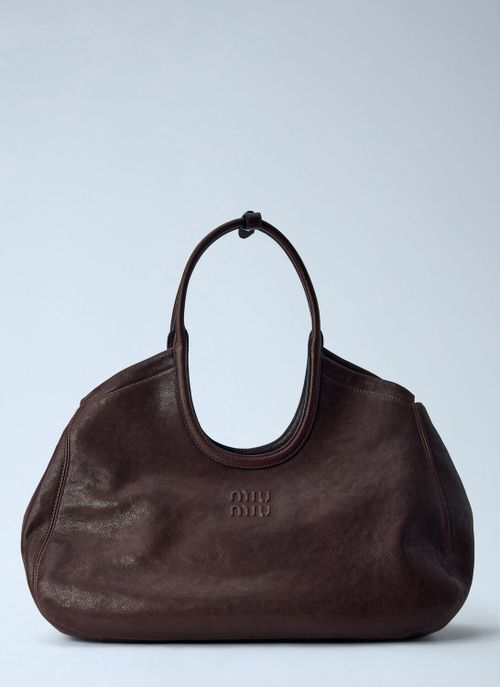 Ivy Nappa Leather Shopping Bag
