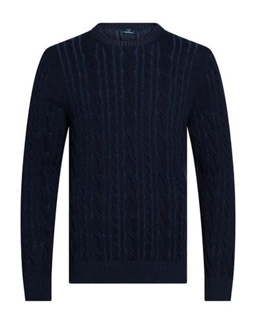 Man Sweater Midnight blue Size 40 Virgin Wool, Viscose, Cashmere