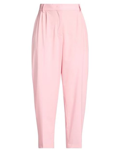 Woman Pants Pink Size 8 Virgin Wool, Elastane