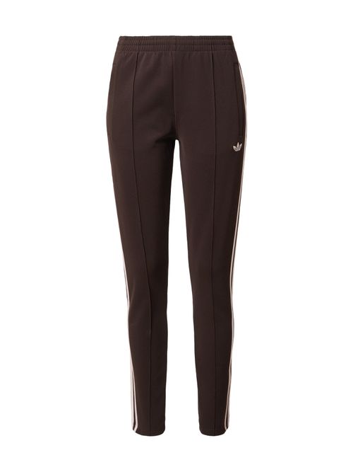 ADIDAS ORIGINALS Pantaloni 'SST Classic' cioccolato / bianco