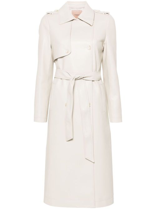 Coated trench coat - Neutrals
