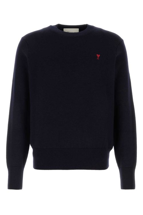Merino Wool Sweater — Navy