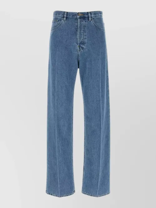 Valentino Garavani - straight leg denim trousers five pocket design