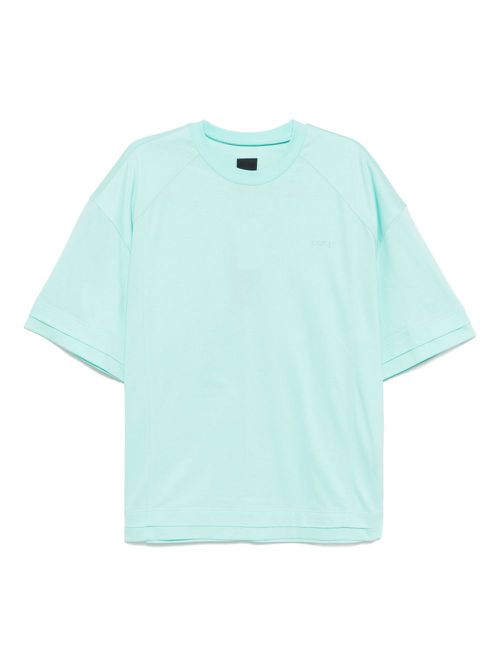 Juun.J layered short-sleeved T-shirt - Green