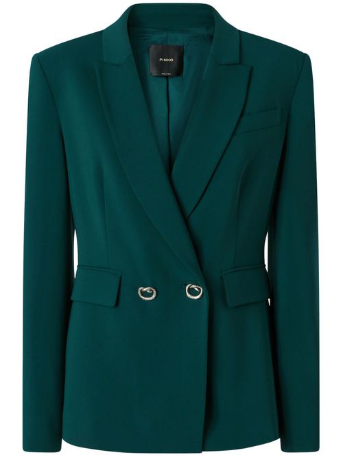 Double-breasted blazer - Green
