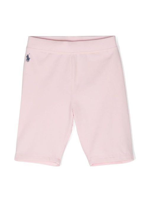 Cotton-blend bike shorts - Pink